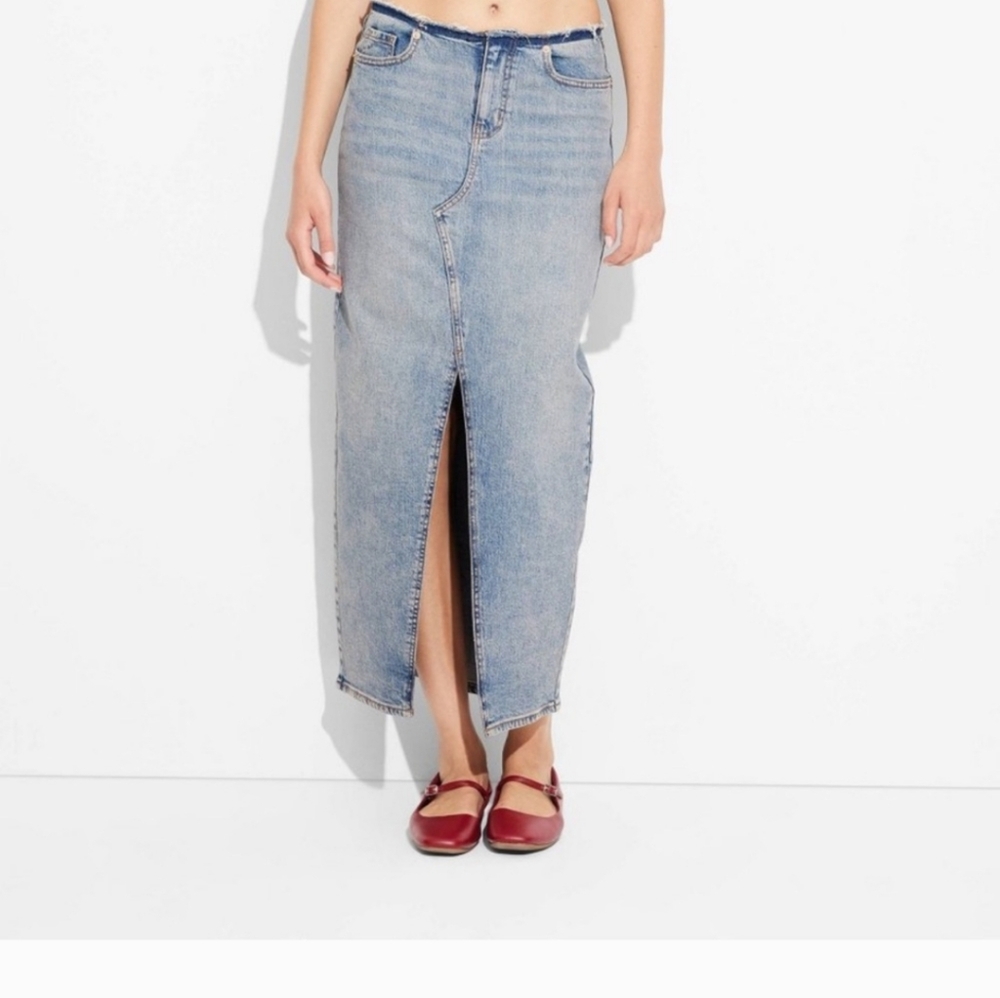 Wild Fable Denim Skirt, Size 2